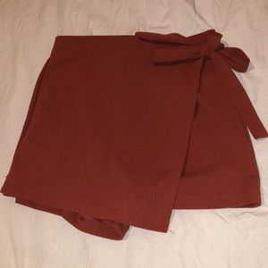 Forever21 orange skort